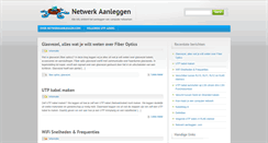 Desktop Screenshot of netwerkaanleggen.com